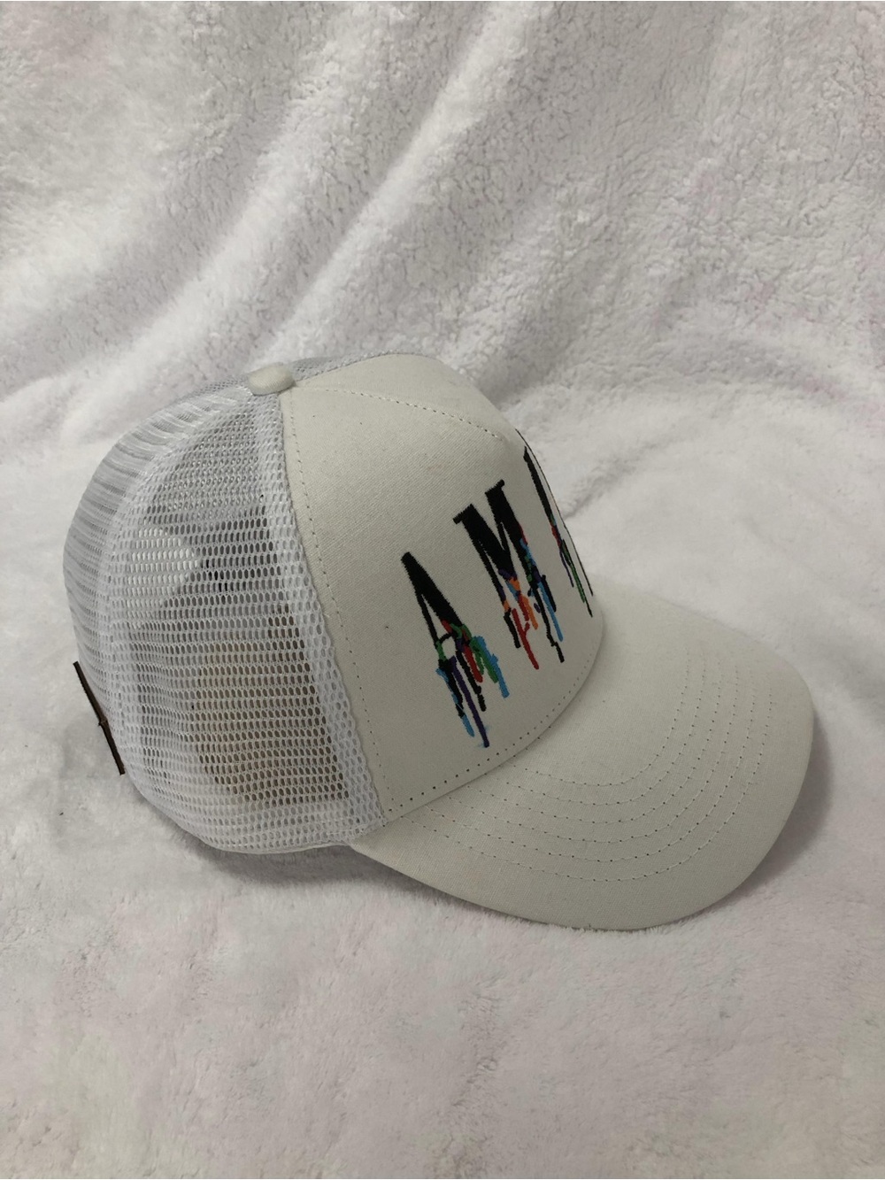 AMIRI Classic Embroidered Label baseball cap Trucker Hat - Picture 7 of 13